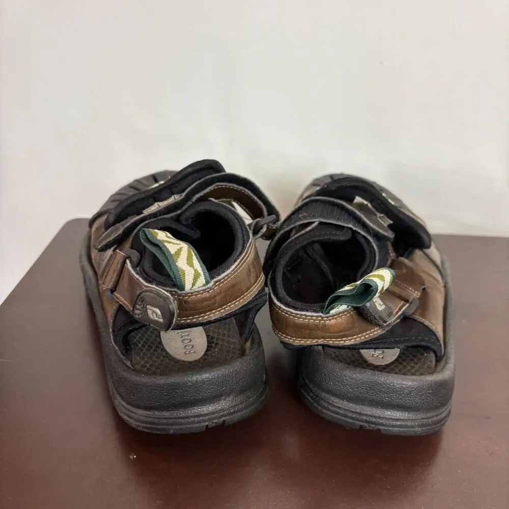 Footjoy Brown Leather Spike Sandals Men's 9